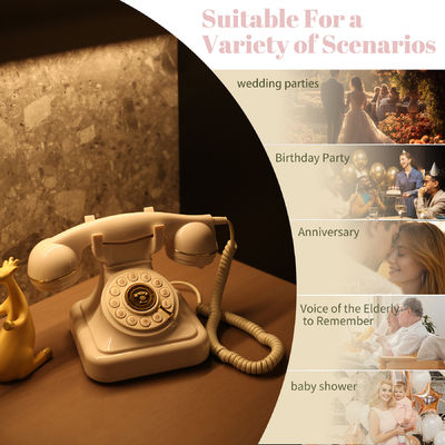 32GB โทรศัพท์ Guest Book Capture ข้อความเสียงและความทรงจําจากแขกที่งานแต่ง, งานเลี้ยงและงานพิเศษ