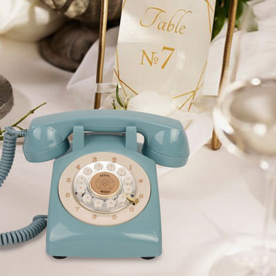วันพิเศษงานแต่ง โทรศัพท์ Guest Book Blue Charging งานแต่ง Guest Audio Book