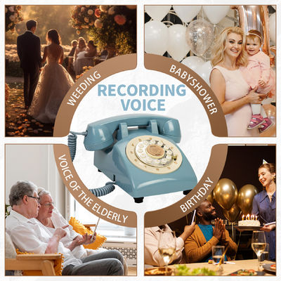 วันพิเศษงานแต่ง โทรศัพท์ Guest Book Blue Charging งานแต่ง Guest Audio Book