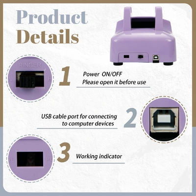 โทรศัพท์ที่สอดคล้องกับ USB หนังสือรับแขก โทรศัพท์บันทึก พลาสติกสําหรับ Baby Shower